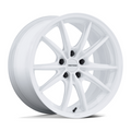 Motegi MR162 ZENTOKU 18x8.5 Inch Gloss White Alloy Wheel with 5x114.3 Bolt Pattern and +35 Offset