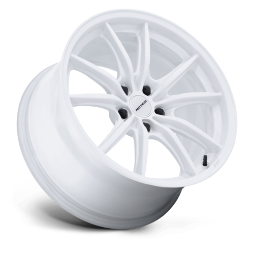 Motegi MR162 ZENTOKU 18x9.5 Inch Gloss White Alloy Wheel with 5x114.3 Bolt Pattern and +35 Offset
