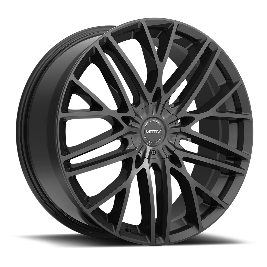 Motiv 437B 22x9 Cast Aluminum Wheel with 5x115/120 Bolt Pattern and +20 Offset