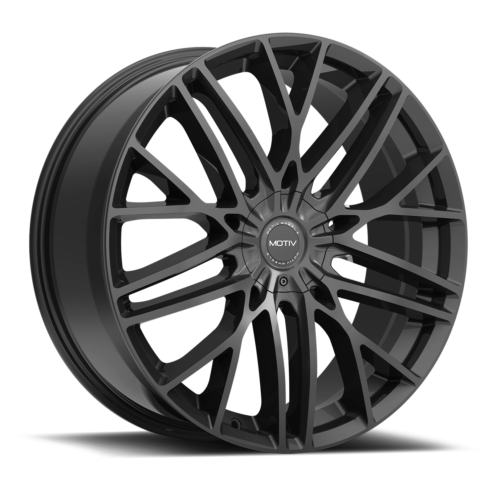 Motiv 437B 22x9 Cast Aluminum Wheel with 5x115/120 Bolt Pattern and +20 Offset