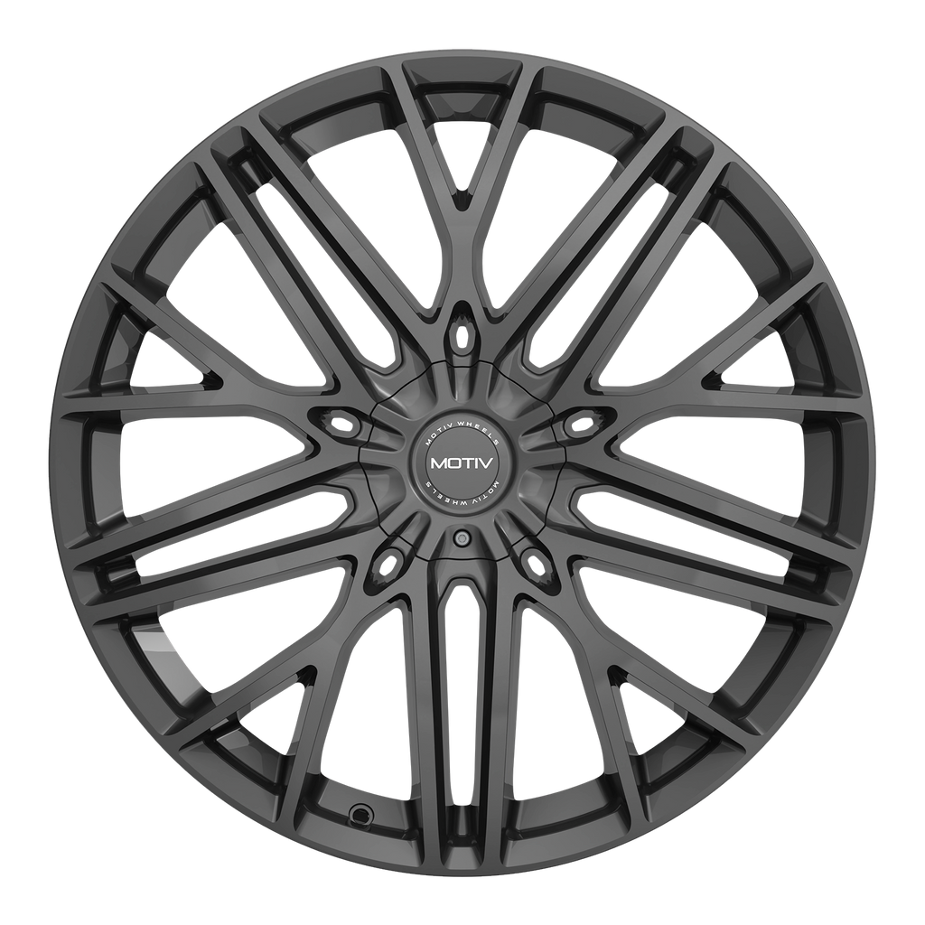 Motiv 437B 22x9 Cast Aluminum Wheel with 5x115/120 Bolt Pattern and +20 Offset