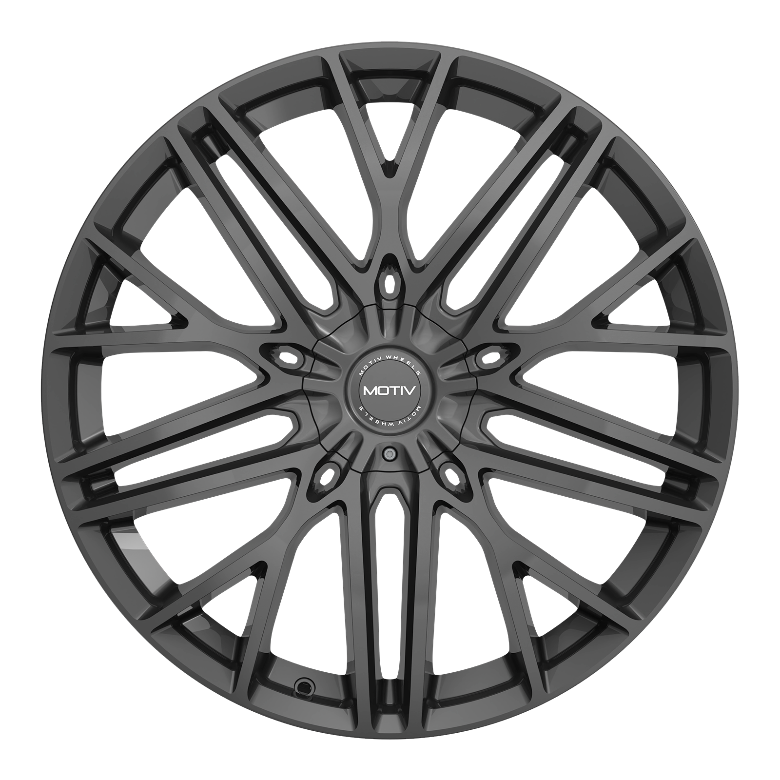 Motiv 437B 22x9 Cast Aluminum Wheel with 5x115/120 Bolt Pattern and +20 Offset