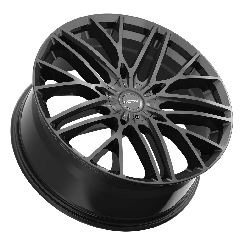 Motiv 437B 22x9 Cast Aluminum Wheel with 5x115/120 Bolt Pattern and +20 Offset