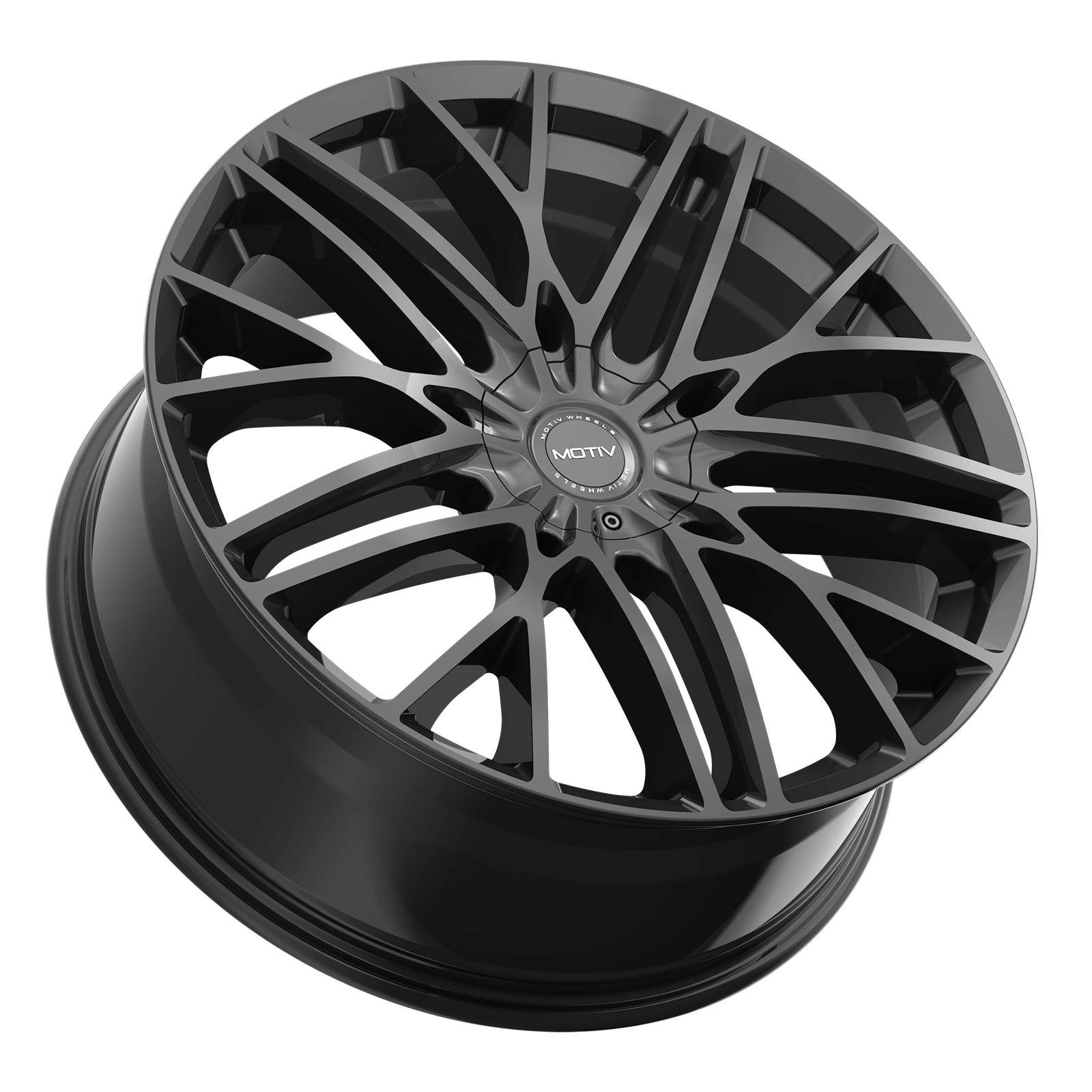Motiv 437B 22x9 Cast Aluminum Wheel with 5x115/120 Bolt Pattern and +20 Offset