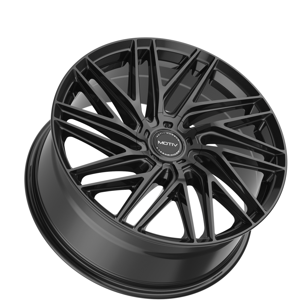 Motiv 429B-24955515 24x9.5 Cast Aluminum Off-Road Wheel with 5x115/5x120 Bolt Pattern and +15 Offset