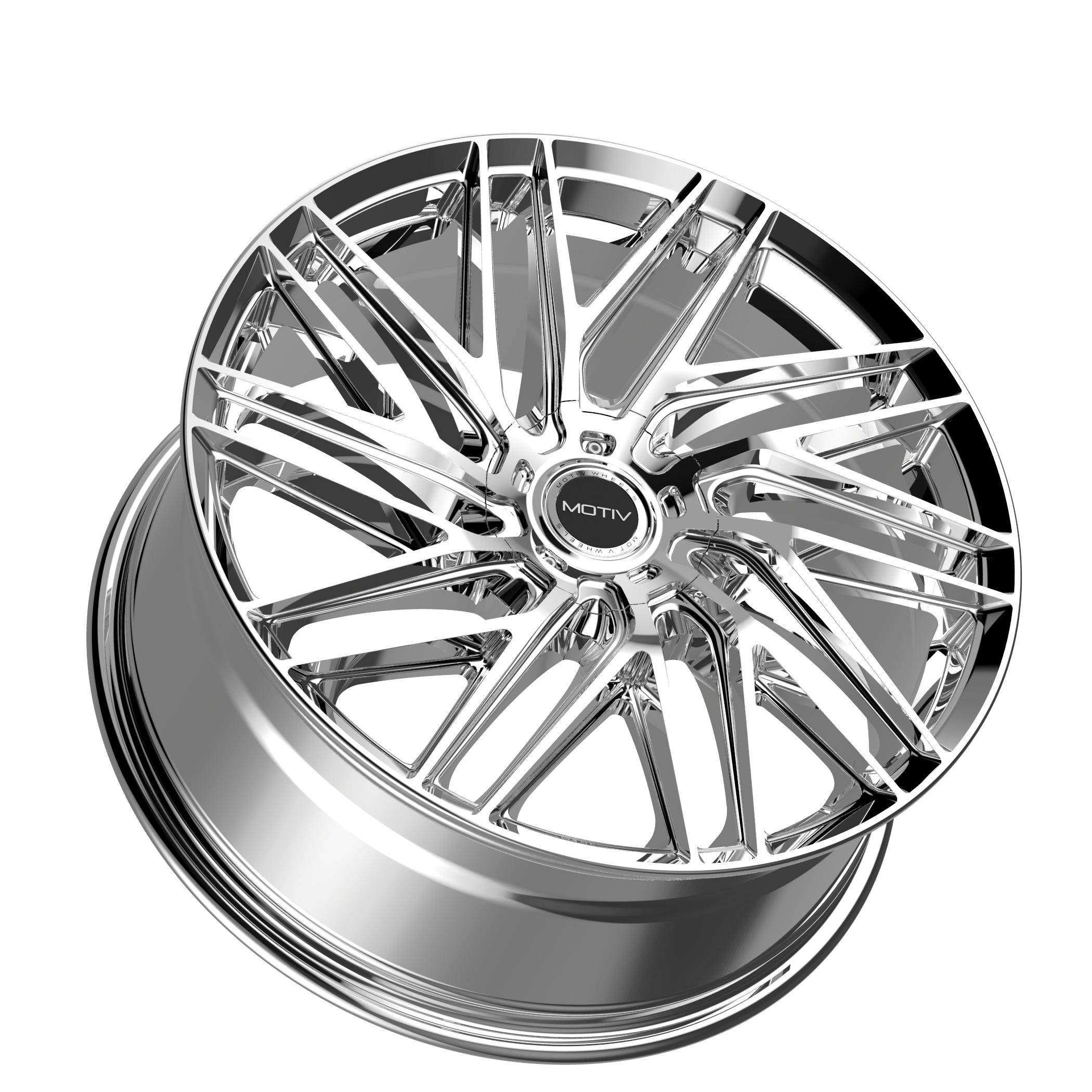 Motiv 429C-2291440 22x9 Cast Aluminum Wheel for 5x108 and 5x4.50 Bolt Pattern, +40 Offset, Hub Bore 73.1mm