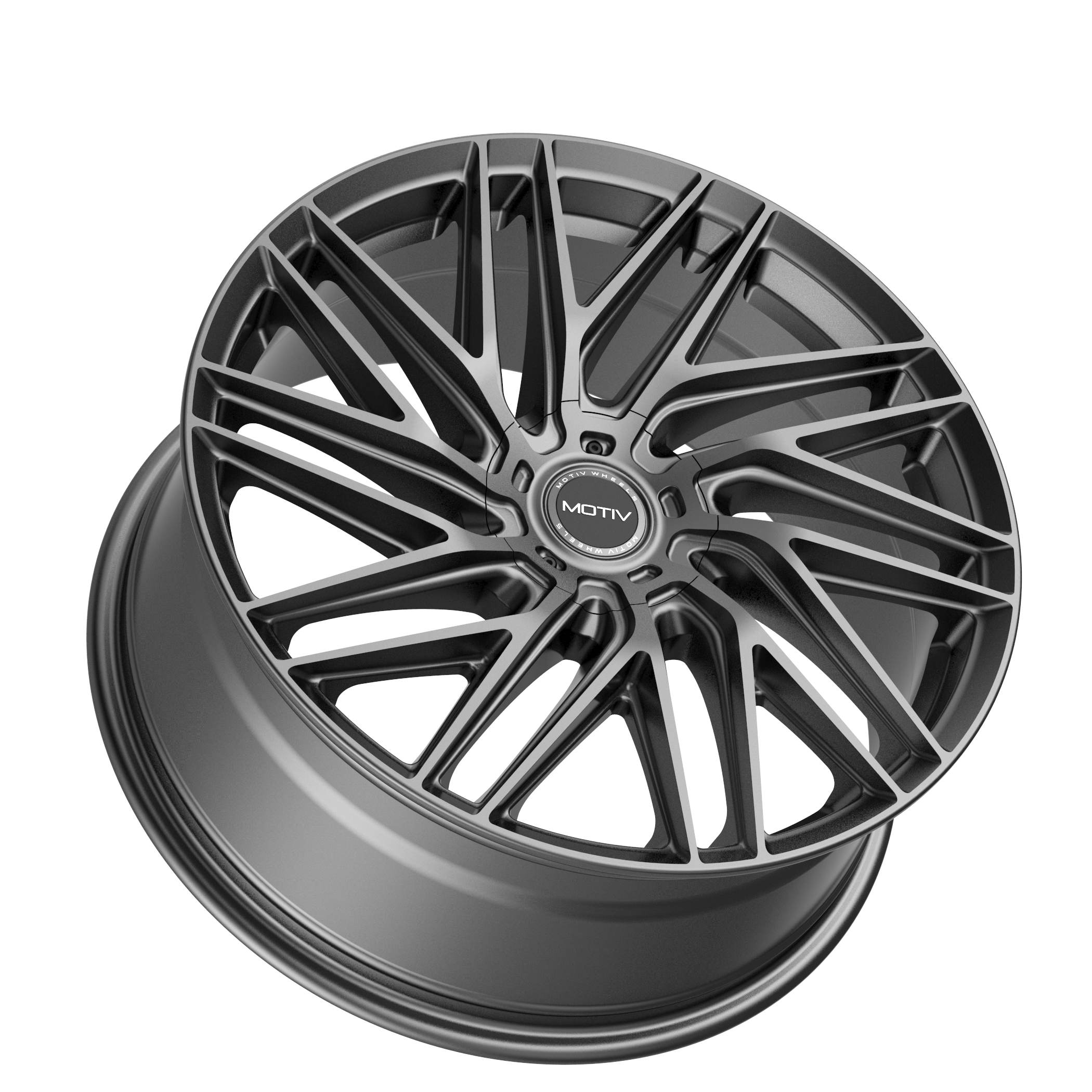 Motiv 429G-2855740 20x8.5 Cast Aluminum Wheel with 5x4.50 & 5x120 Bolt Pattern, +40 Offset