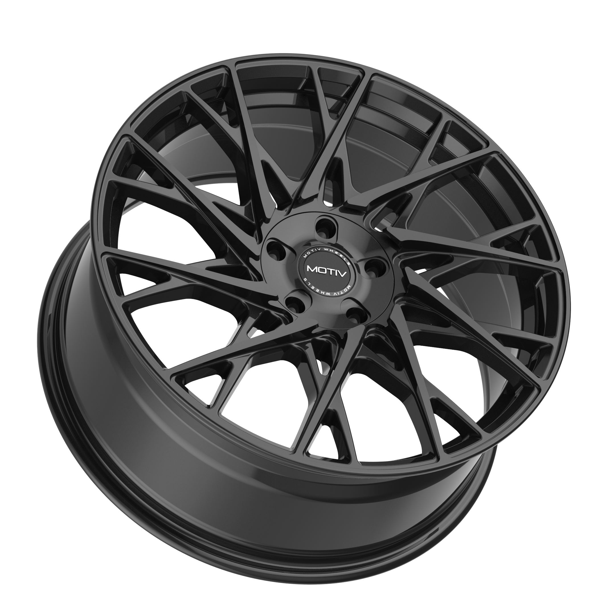 Motiv 430B Maestro 17x7.5 Cast Aluminum Wheel with 5x100 Bolt Pattern and +40 Offset