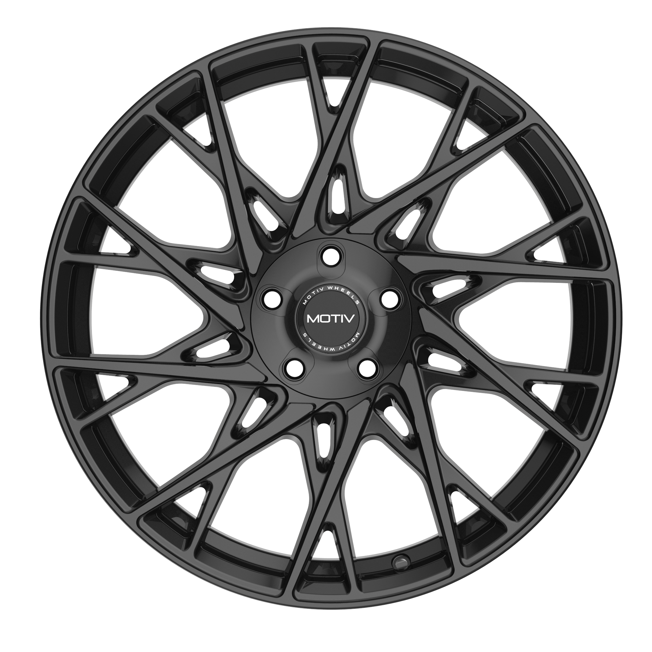 Motiv 430B Maestro 17x7.5 Cast Aluminum Wheel with 5x100 Bolt Pattern and +40 Offset