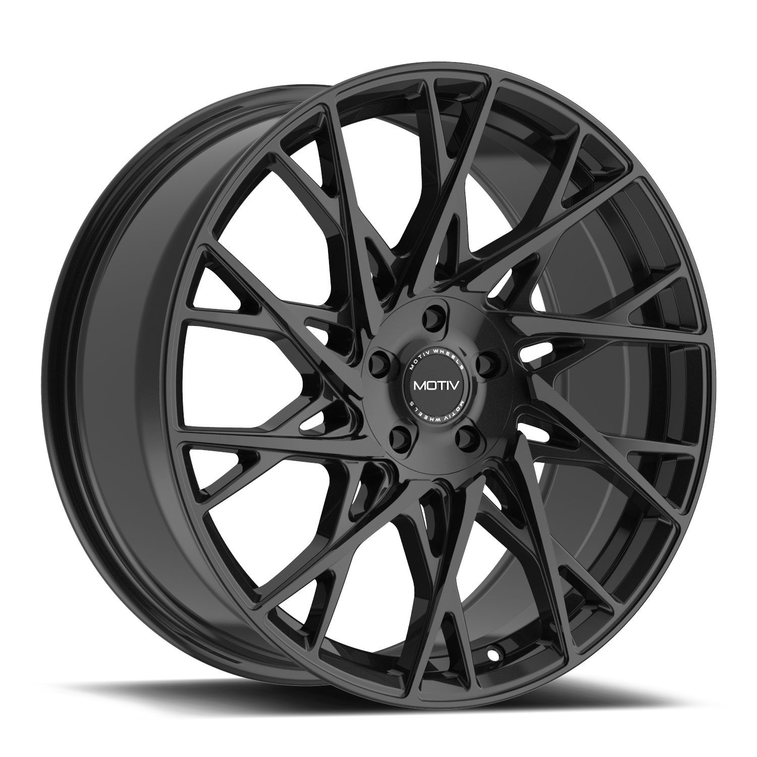 Motiv 430B Maestro 17x7.5 Cast Aluminum Wheel with 5x100 Bolt Pattern and +40 Offset