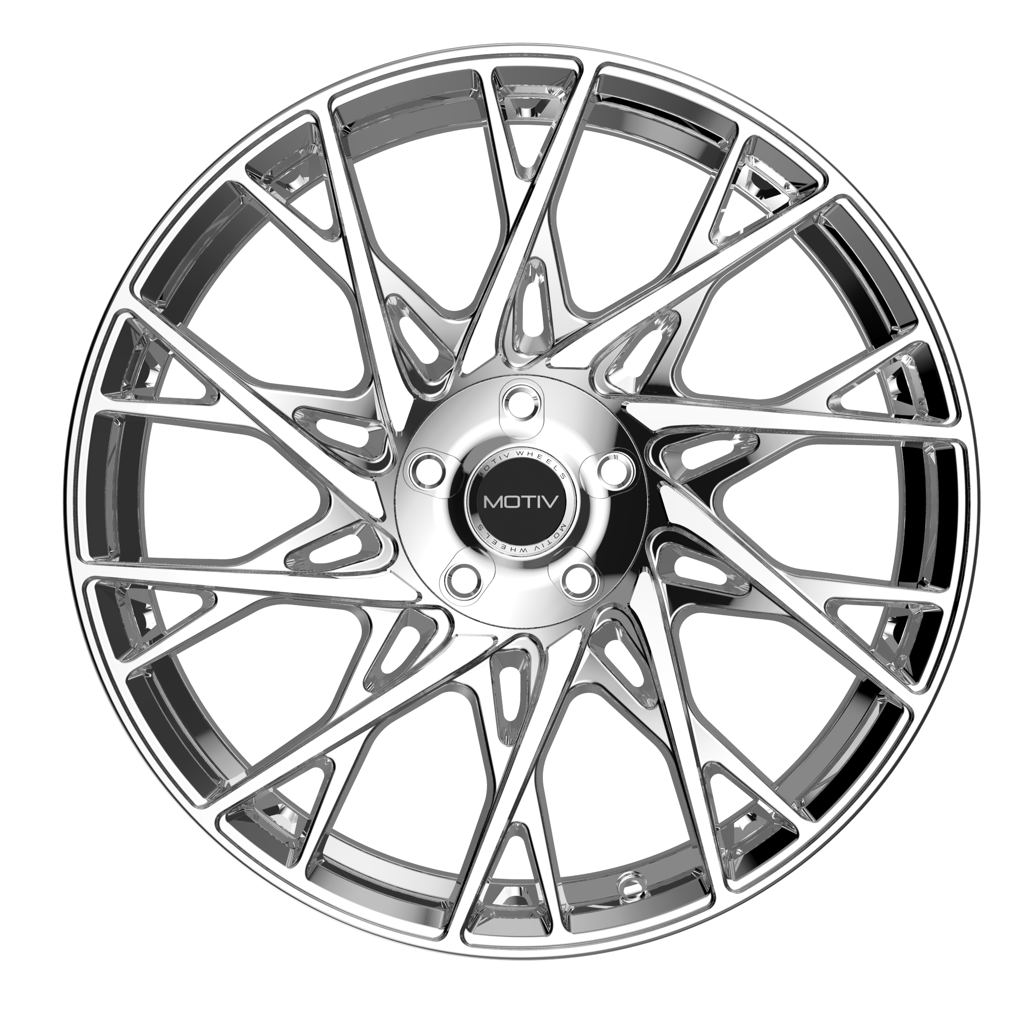 Motiv 430C Maestro 17x7.5 Cast Aluminum Wheel with 5x100 and 5x4.50 Bolt Patterns, +40 Offset