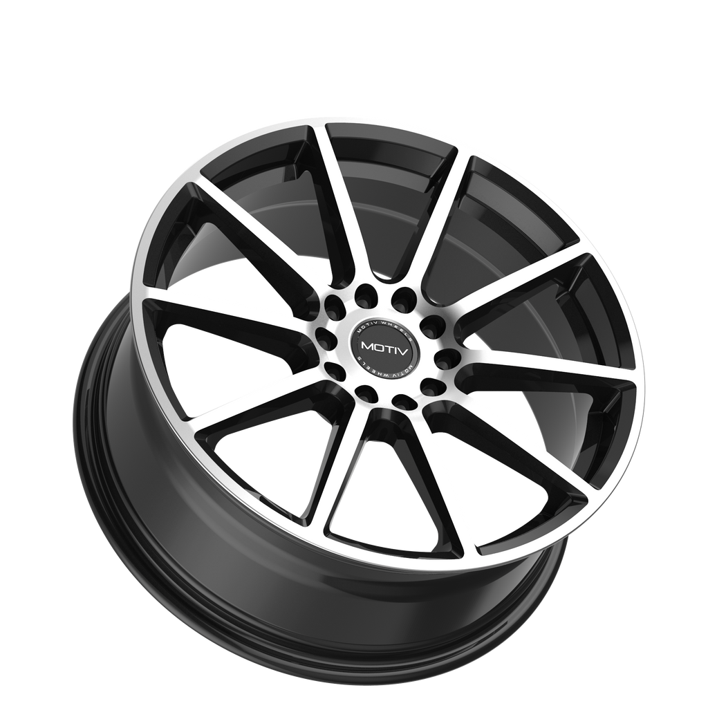 Motiv 431MB Elicit 18x7.5 Cast Aluminum Wheel with 5x112 and 5x4.50 Bolt Patterns, +40 Offset
