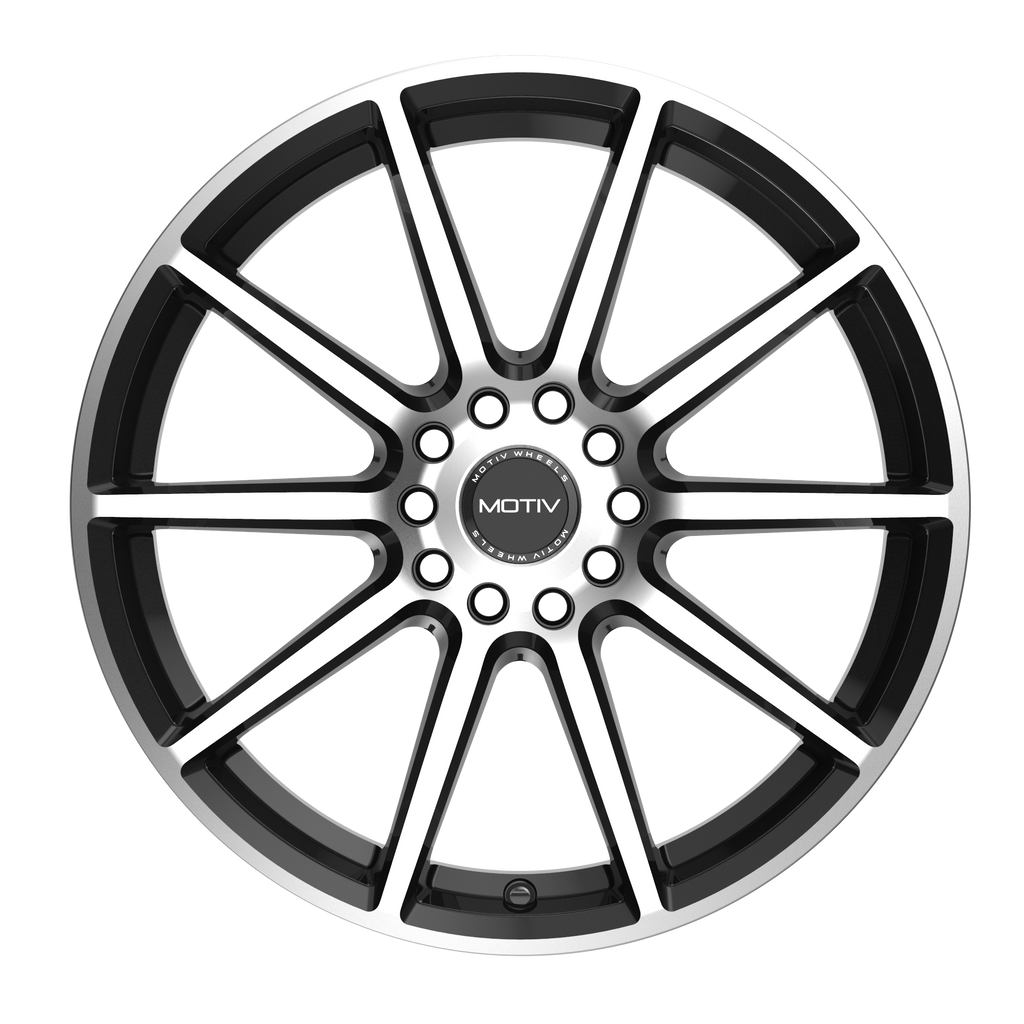 Motiv 431MB Elicit 18x7.5 Cast Aluminum Wheel with 5x112 and 5x4.50 Bolt Patterns, +40 Offset