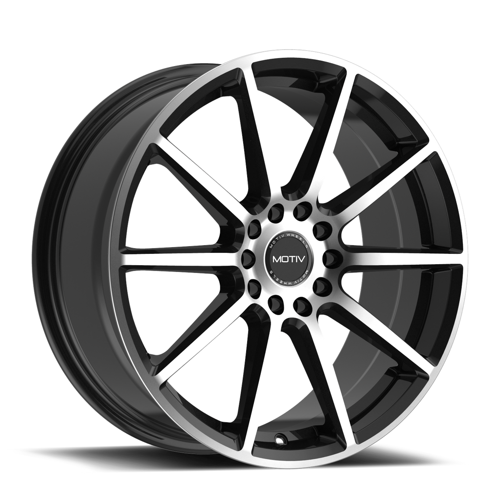 Motiv 431MB Elicit 18x7.5 Cast Aluminum Wheel with 5x112 and 5x4.50 Bolt Patterns, +40 Offset