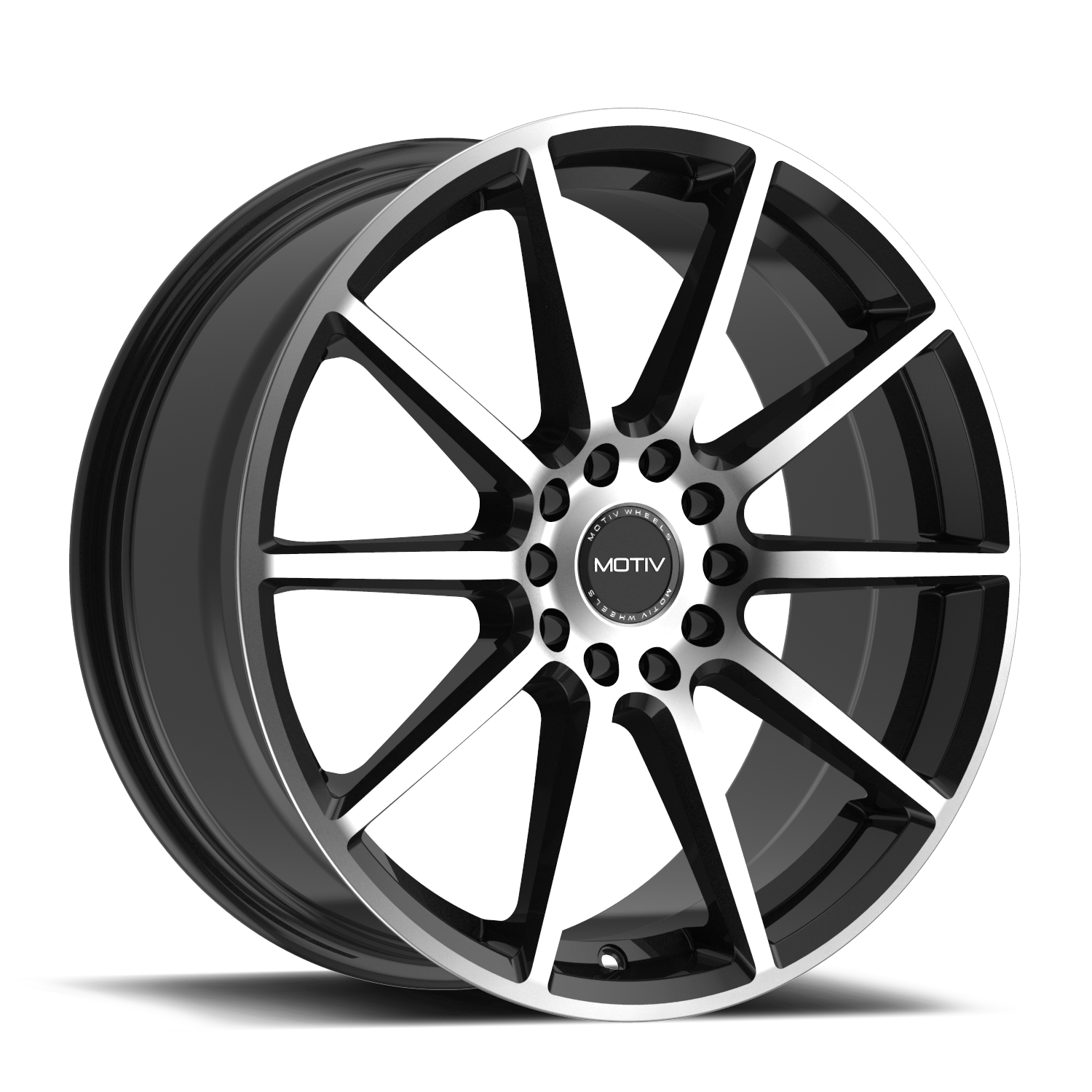 Motiv 431MB Elicit 18x7.5 Cast Aluminum Wheel with 5x112 and 5x4.50 Bolt Patterns, +40 Offset