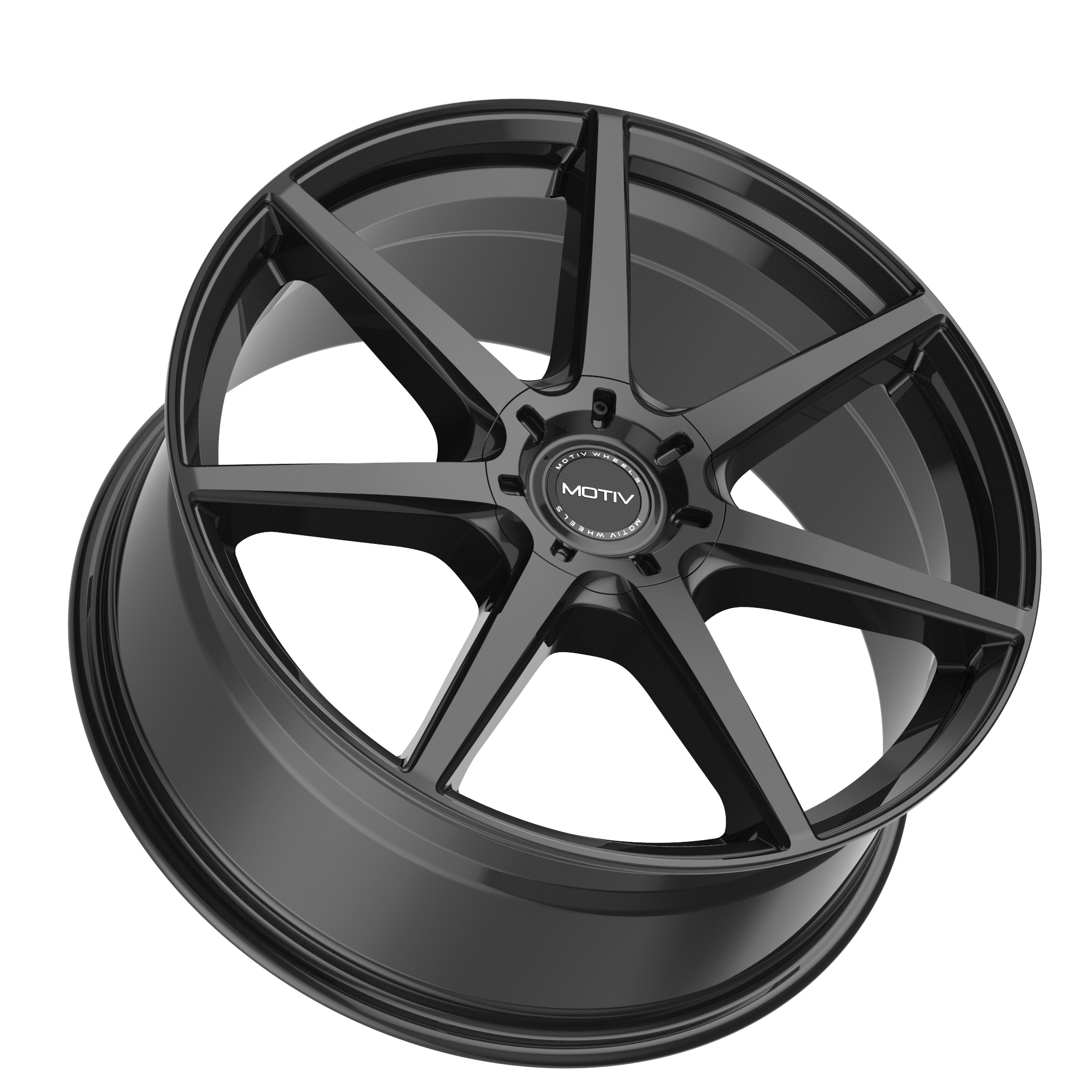 Motiv 432B 15x6.5 Cast Aluminum Wheel with 5x100 and 5x4.50 Bolt Patterns, +38 Offset