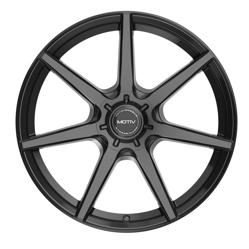 Motiv 432B 15x6.5 Cast Aluminum Wheel with 5x100 and 5x4.50 Bolt Patterns, +38 Offset