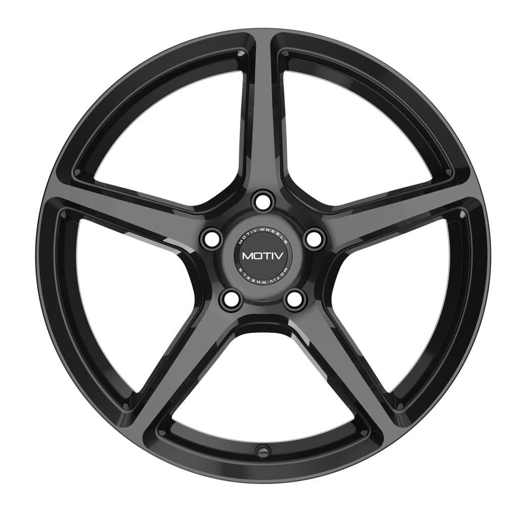 Motiv 433B Blade 18x7.5 Cast Aluminum Wheel with 5x108 Bolt Pattern and +40 Offset