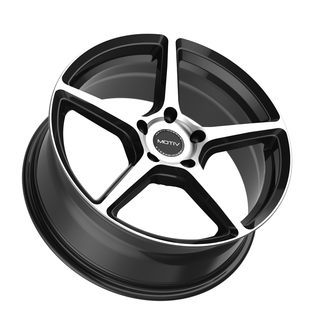Motiv 433MB Blade 17x7.5 Cast Aluminum Wheel with 5x4.50 Bolt Pattern and +40 Offset