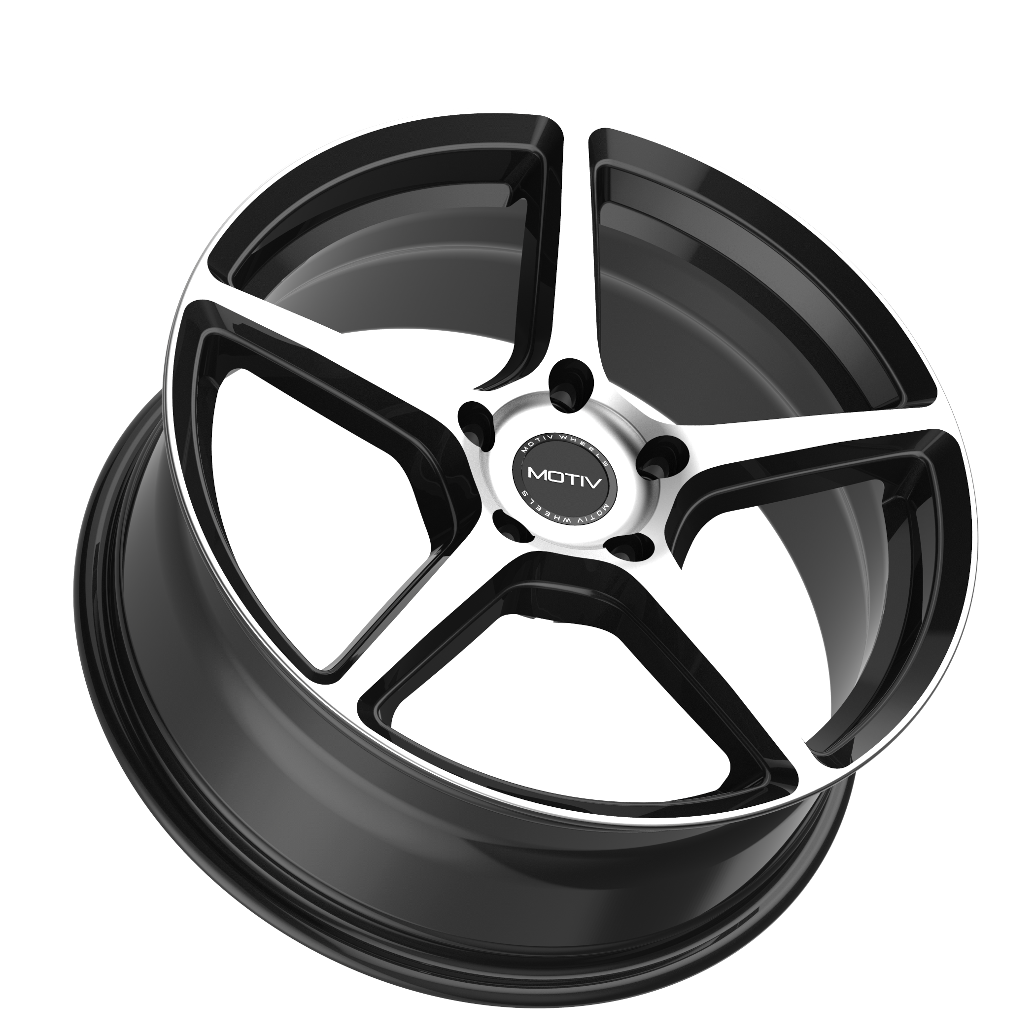 Motiv 433MB Blade 17x7.5 Cast Aluminum Wheel with 5x4.50 Bolt Pattern and +40 Offset