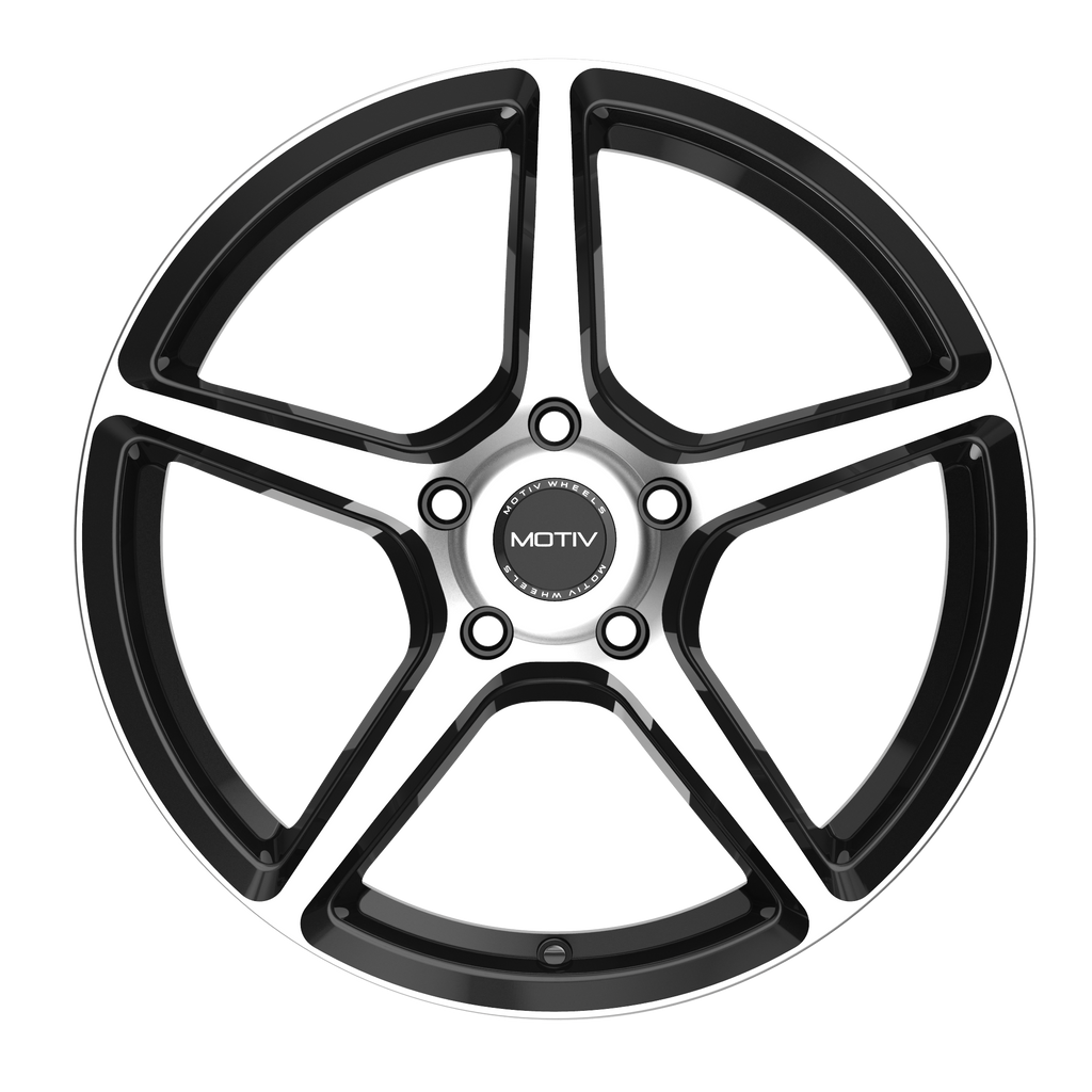 Motiv 433MB Blade 17x7.5 Cast Aluminum Wheel with 5x4.50 Bolt Pattern and +40 Offset