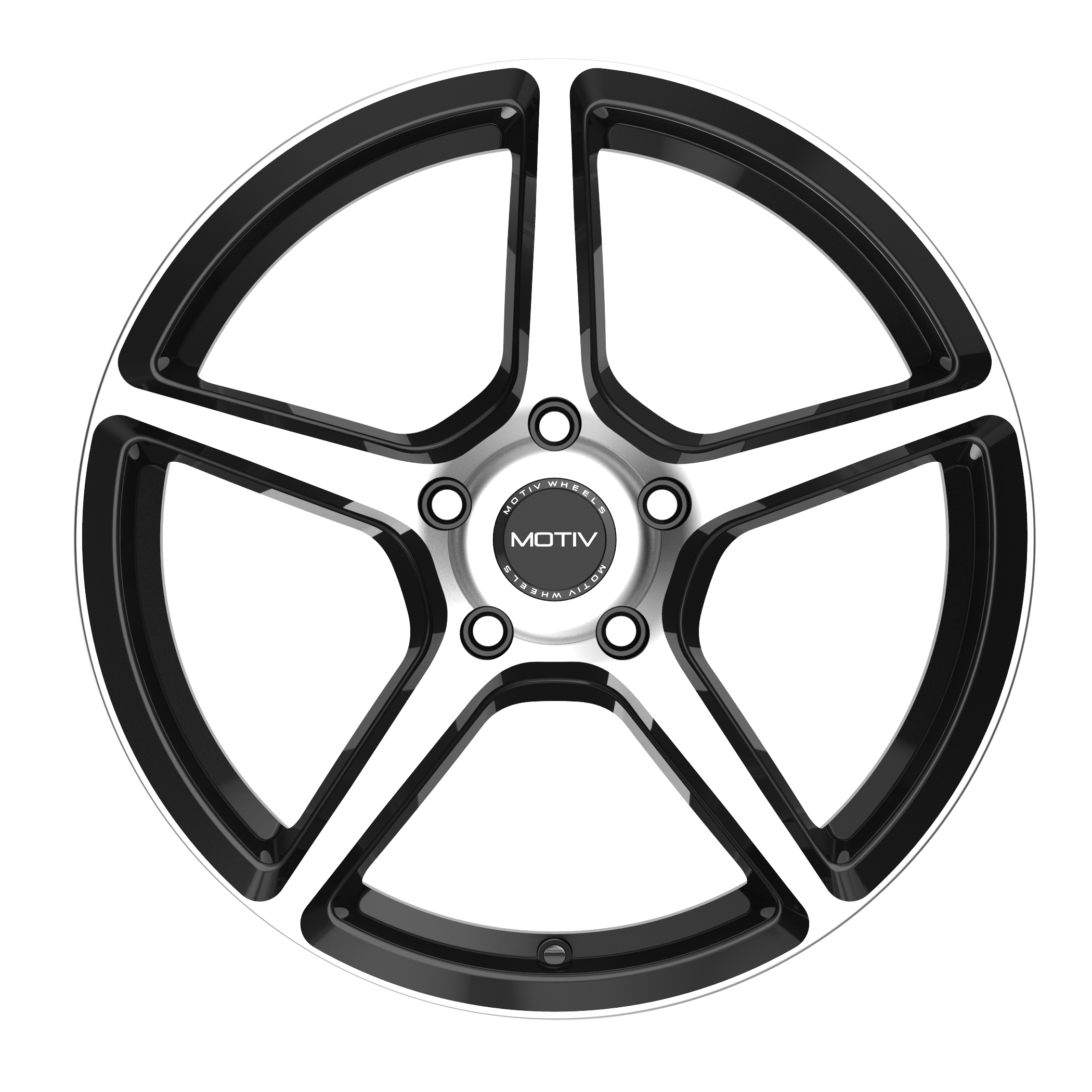 Motiv 433MB Blade 17x7.5 Cast Aluminum Wheel with 5x4.50 Bolt Pattern and +40 Offset