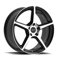 Motiv 433MB Blade 17x7.5 Cast Aluminum Wheel with 5x4.50 Bolt Pattern and +40 Offset