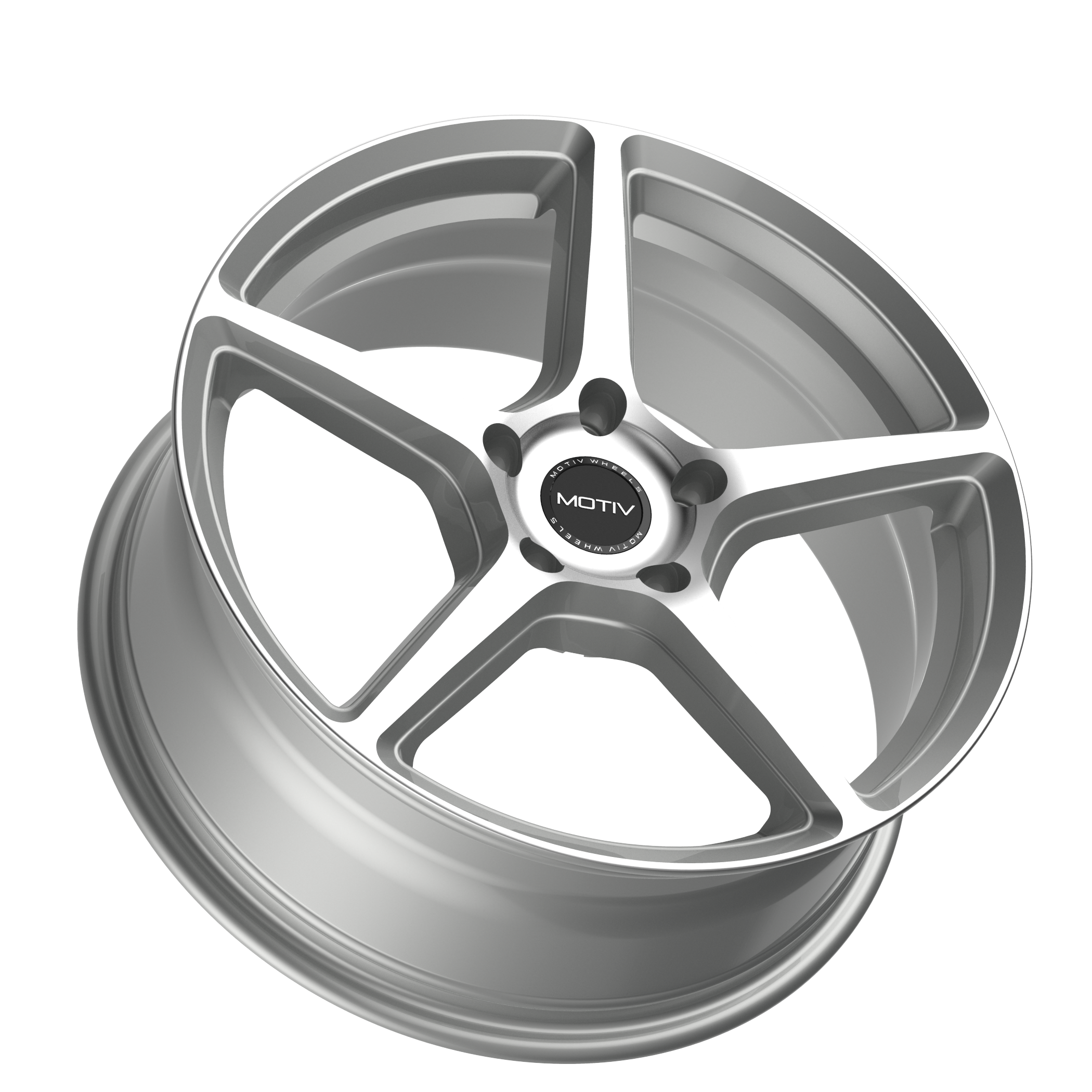 Motiv 433MS Blade 16x7.5 Cast Aluminum Wheel with 5x108 Bolt Pattern and +40 Offset