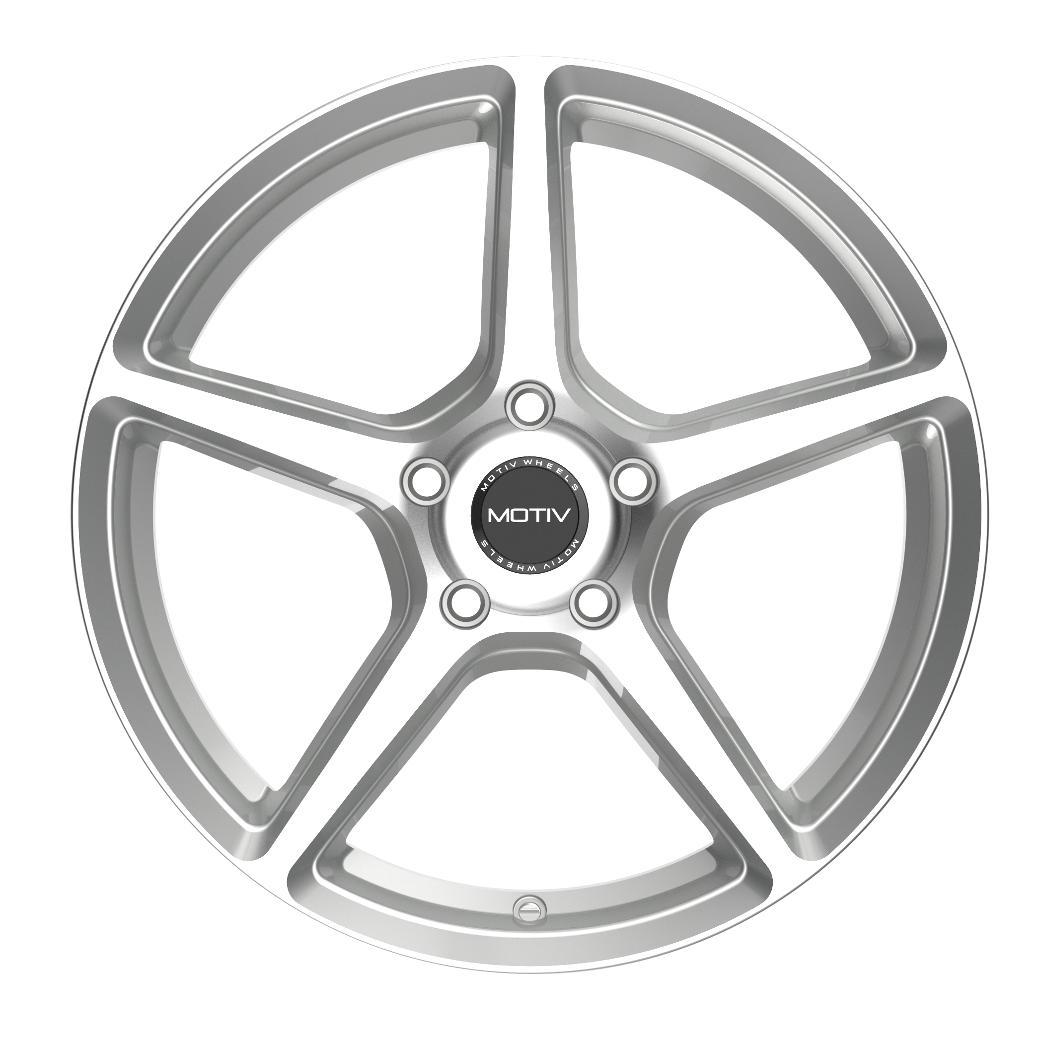 Motiv 433MS Blade 16x7.5 Cast Aluminum Wheel with 5x108 Bolt Pattern and +40 Offset