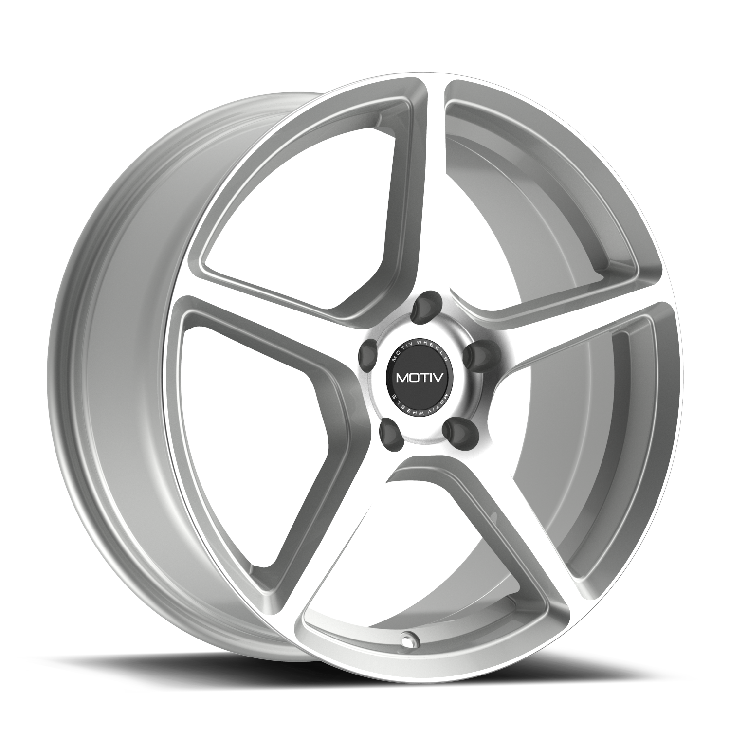 Motiv 433MS Blade 16x7.5 Cast Aluminum Wheel with 5x108 Bolt Pattern and +40 Offset