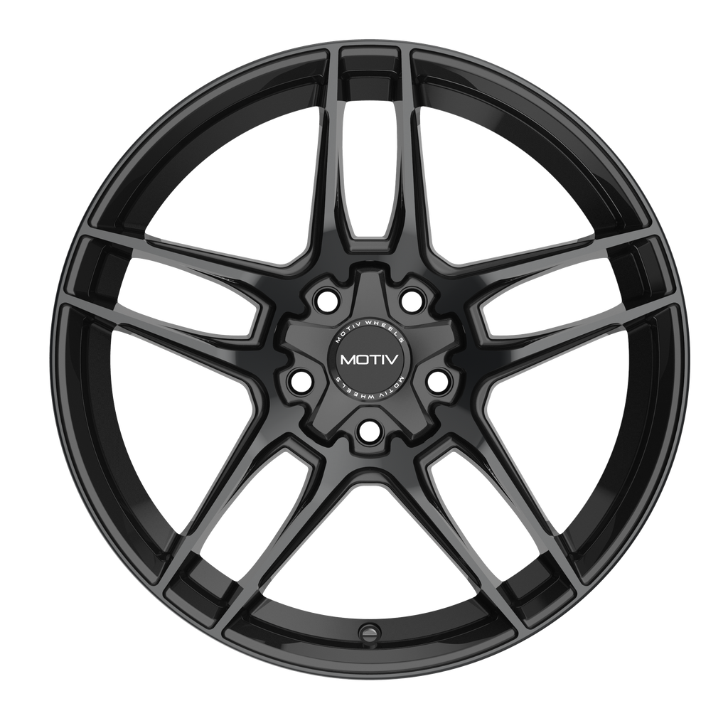 Motiv 434B-6751840 16x7.5 Cast Aluminum Wheel with +40 Offset, 5x100 Bolt Pattern