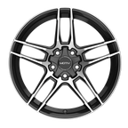 Motiv 434MB-6751840 16x7.5 Cast Aluminum Alloy Wheel with 5x100 and 5x4.50 Bolt Pattern, +40 Offset