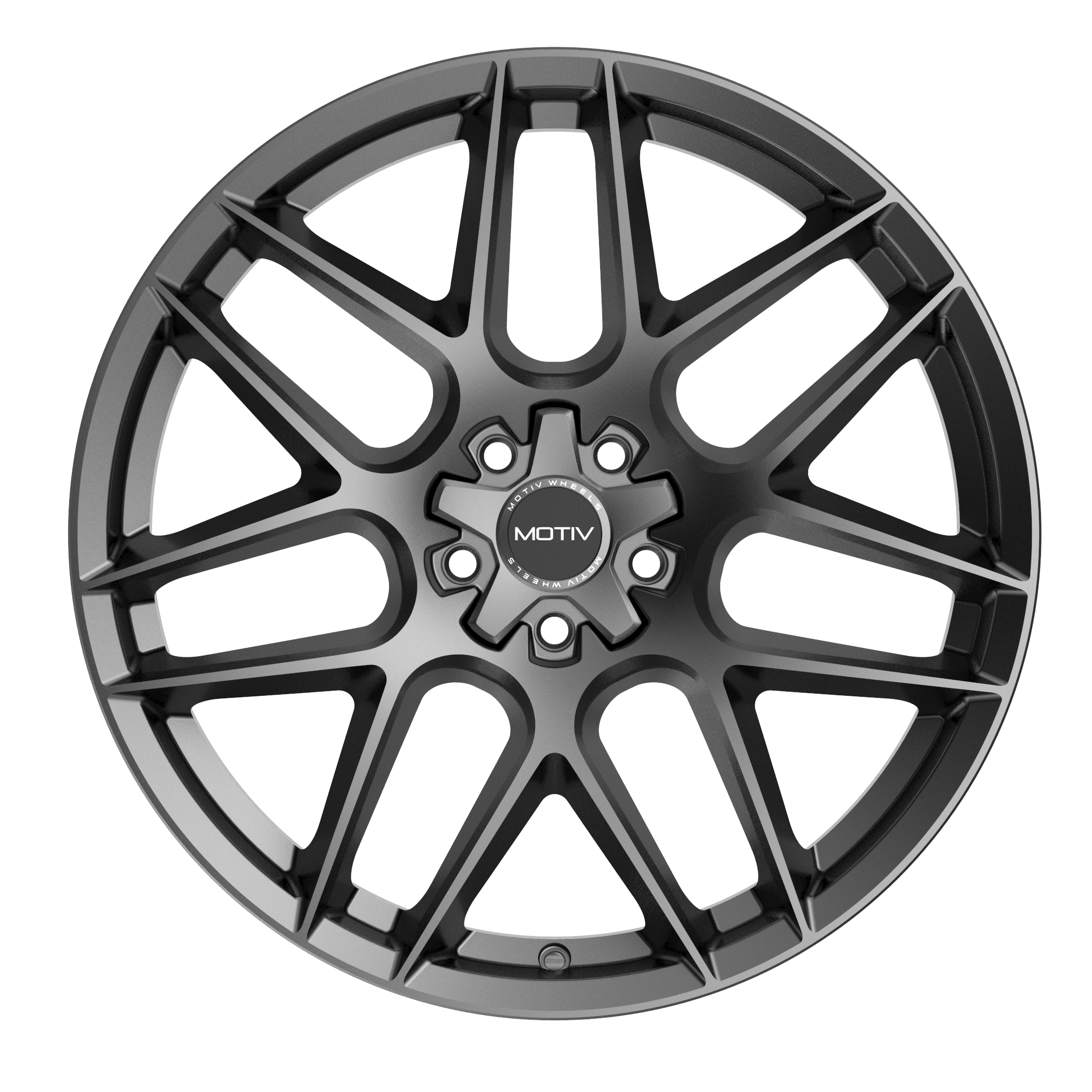 Motiv 435G Foil 17x7.5 Cast Aluminum Wheel with 5x100 Bolt Pattern and +40 Offset
