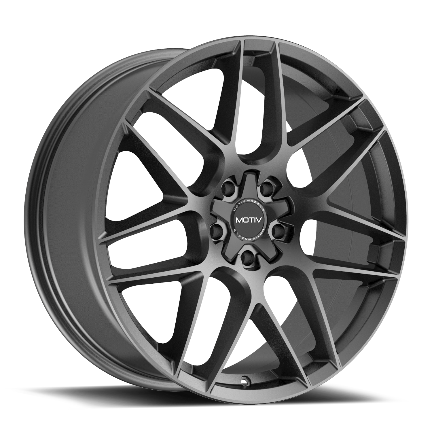 Motiv 435G Foil 17x7.5 Cast Aluminum Wheel with 5x4.50 and 5x120 Bolt Pattern, +40 Offset