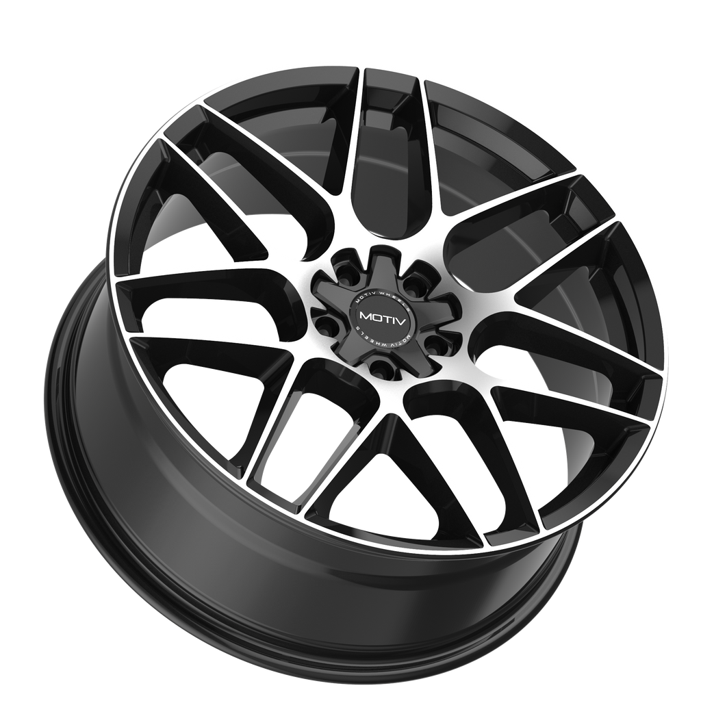 Motiv 435MB Foil 18x8 Cast Aluminum Wheel with 5x115/5x120 Bolt Pattern and +20 Offset
