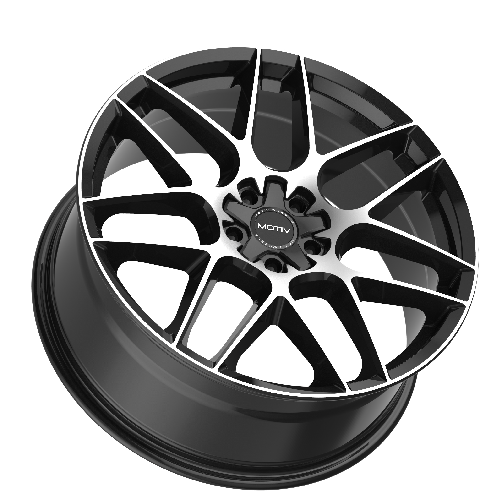 Motiv 435MB Foil 18x8 Cast Aluminum Wheel with 5x115/5x120 Bolt Pattern and +20 Offset