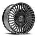 Motiv 438B-2295515 22x9 Cast Aluminum Wheel with 5x115 / 5x120 Bolt Pattern and +15 Offset