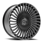 Motiv 438B-2295515 22x9 Cast Aluminum Wheel with 5x115 / 5x120 Bolt Pattern and +15 Offset