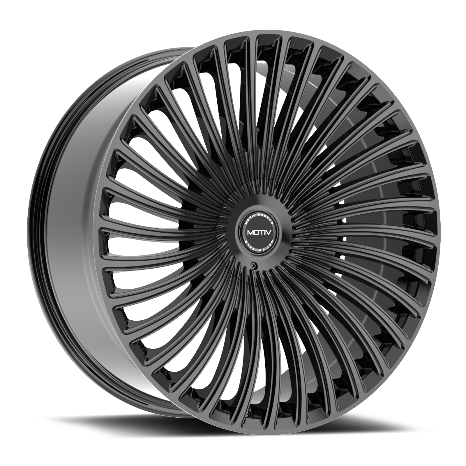 Motiv 438B-2295515 22x9 Cast Aluminum Wheel with 5x115 / 5x120 Bolt Pattern and +15 Offset