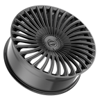 Motiv 438B-2295515 22x9 Cast Aluminum Wheel with 5x115 / 5x120 Bolt Pattern and +15 Offset