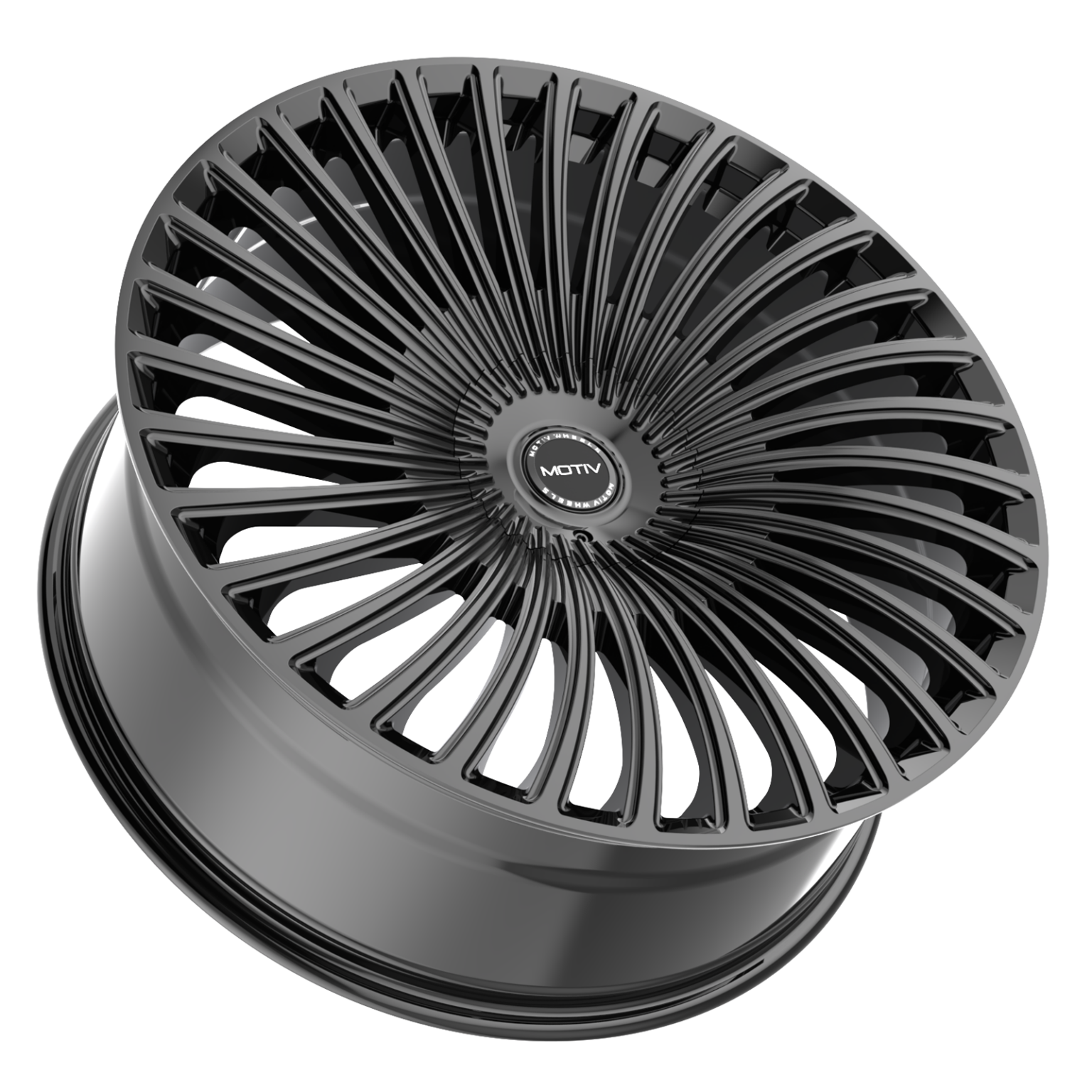 Motiv 438B-2295515 22x9 Cast Aluminum Wheel with 5x115 / 5x120 Bolt Pattern and +15 Offset