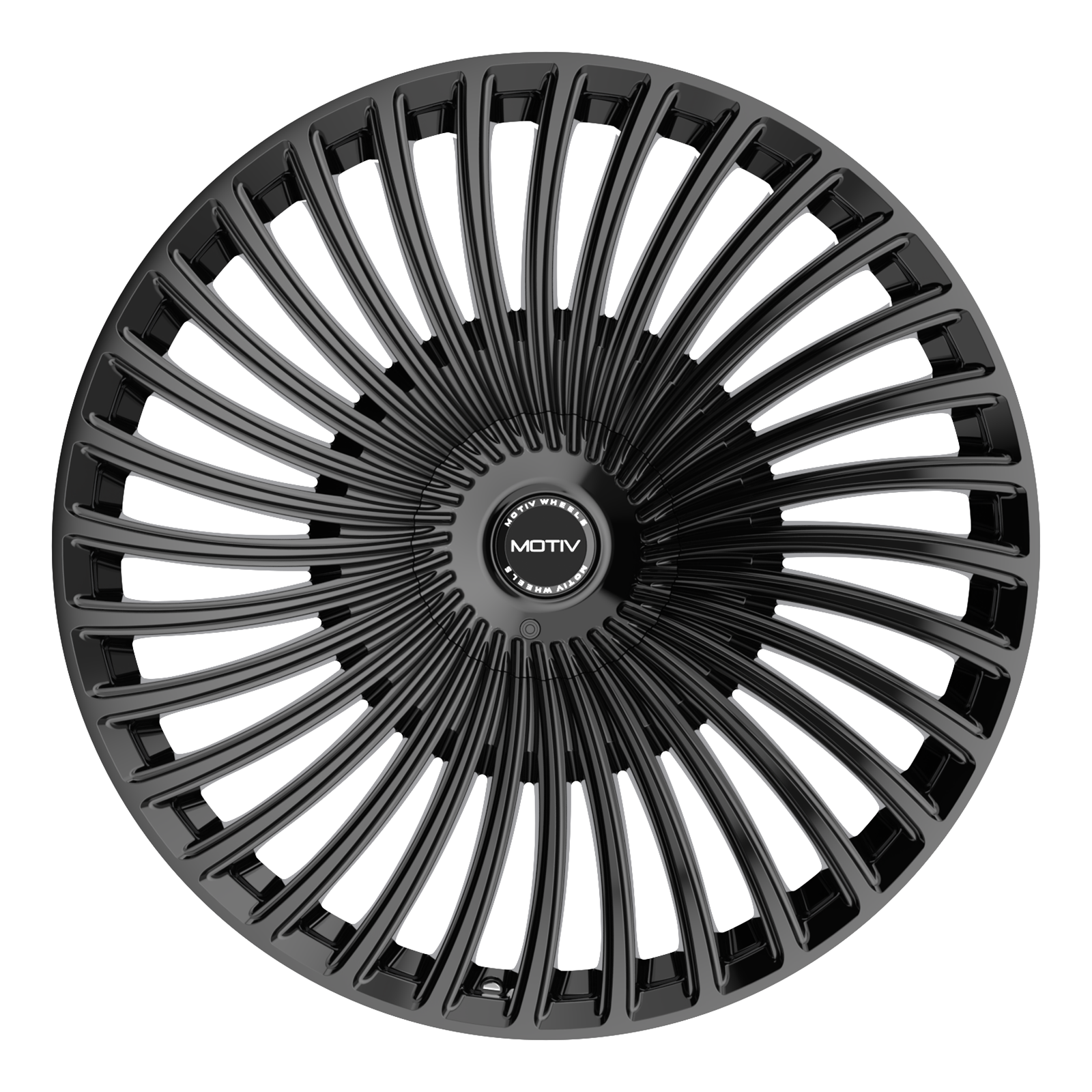 Motiv 438B-2295515 22x9 Cast Aluminum Wheel with 5x115 / 5x120 Bolt Pattern and +15 Offset