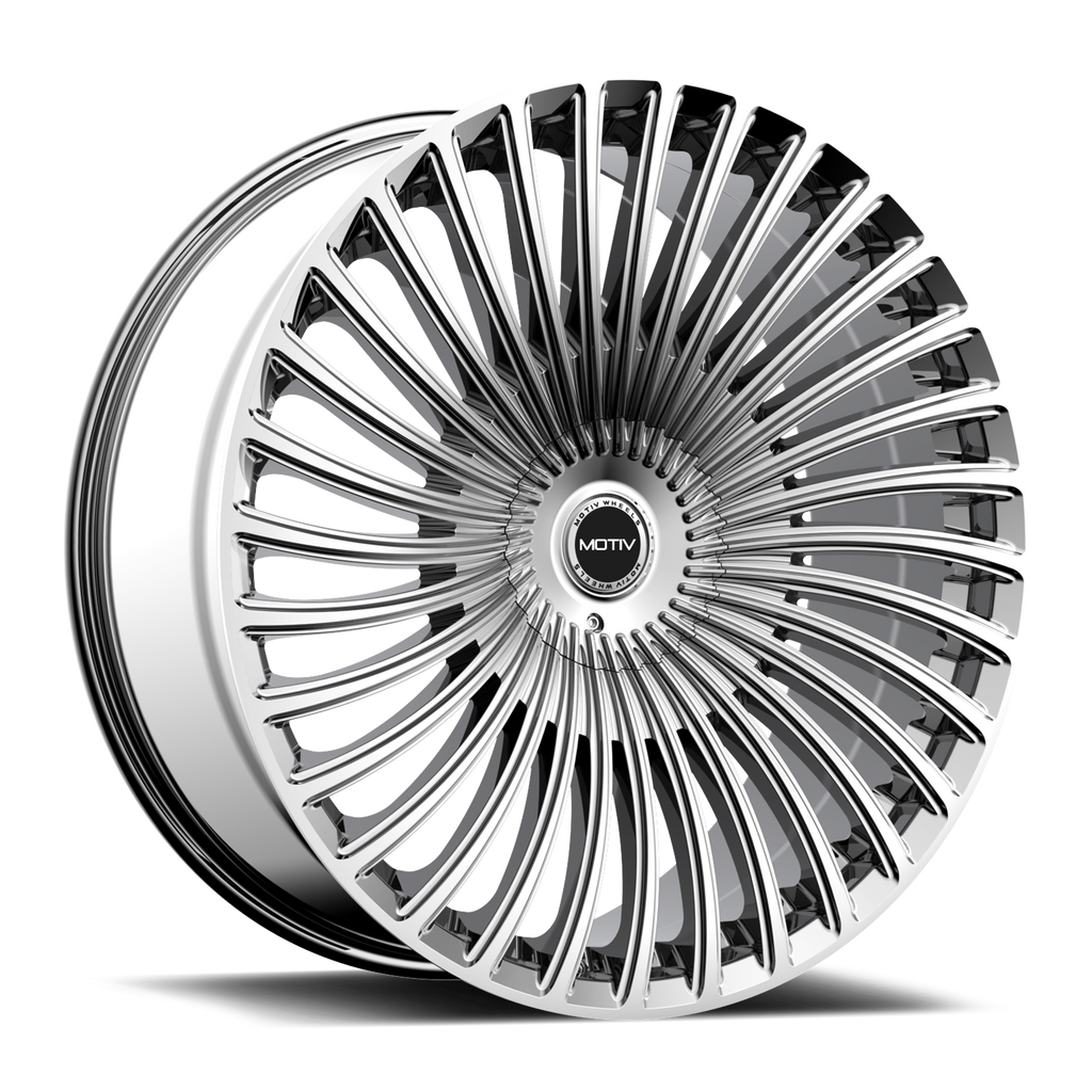 Motiv 438C 24x9.5 Cast Aluminum Wheel with 5x115/5x120 Bolt Pattern and +15 Offset