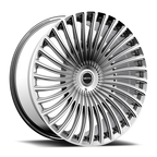 Motiv 438C 24x9.5 Cast Aluminum Wheel with 5x115/5x120 Bolt Pattern and +15 Offset