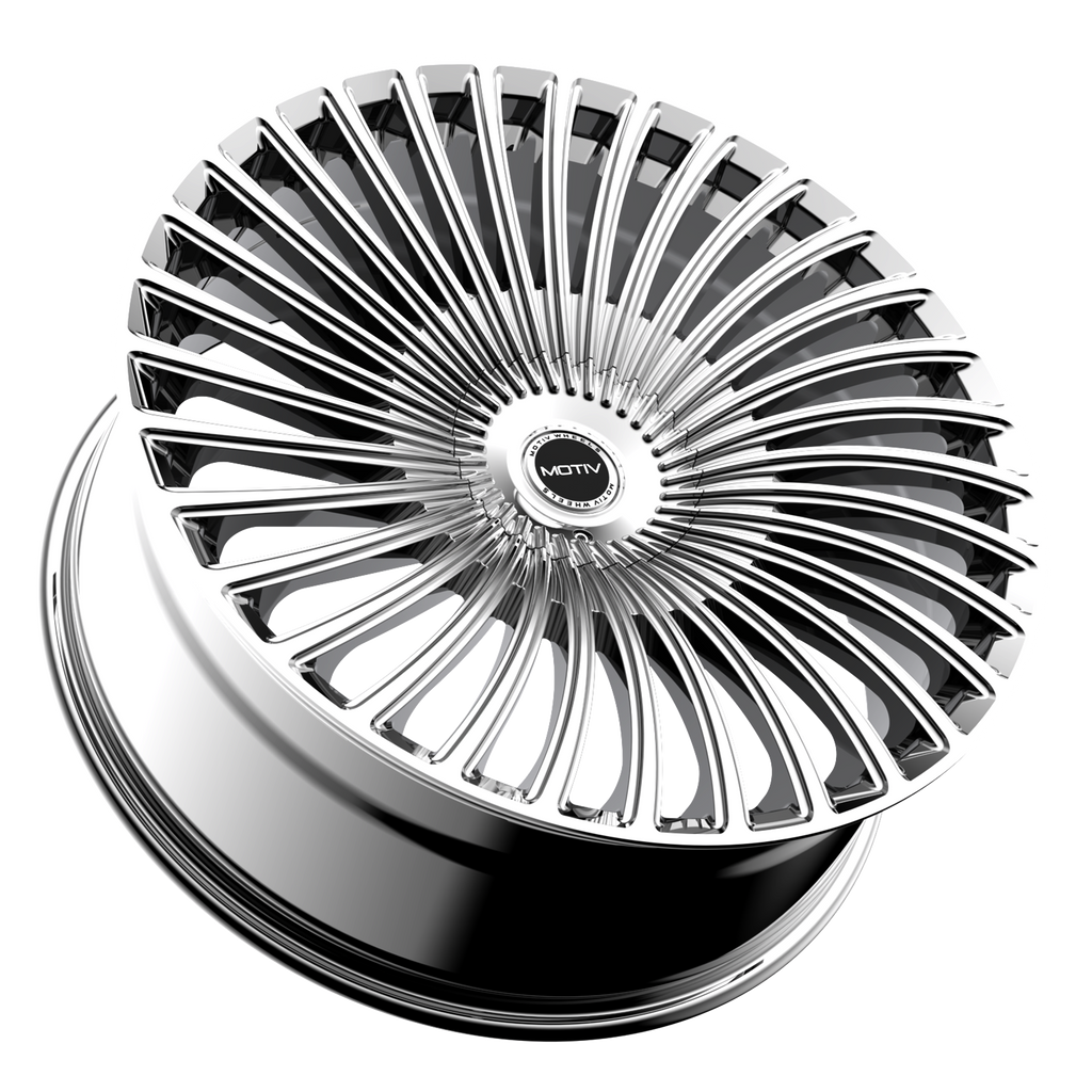 Motiv 438C 24x9.5 Cast Aluminum Wheel with 5x115/5x120 Bolt Pattern and +15 Offset