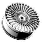 Motiv 438C 24x9.5 Cast Aluminum Wheel with 5x115/5x120 Bolt Pattern and +15 Offset