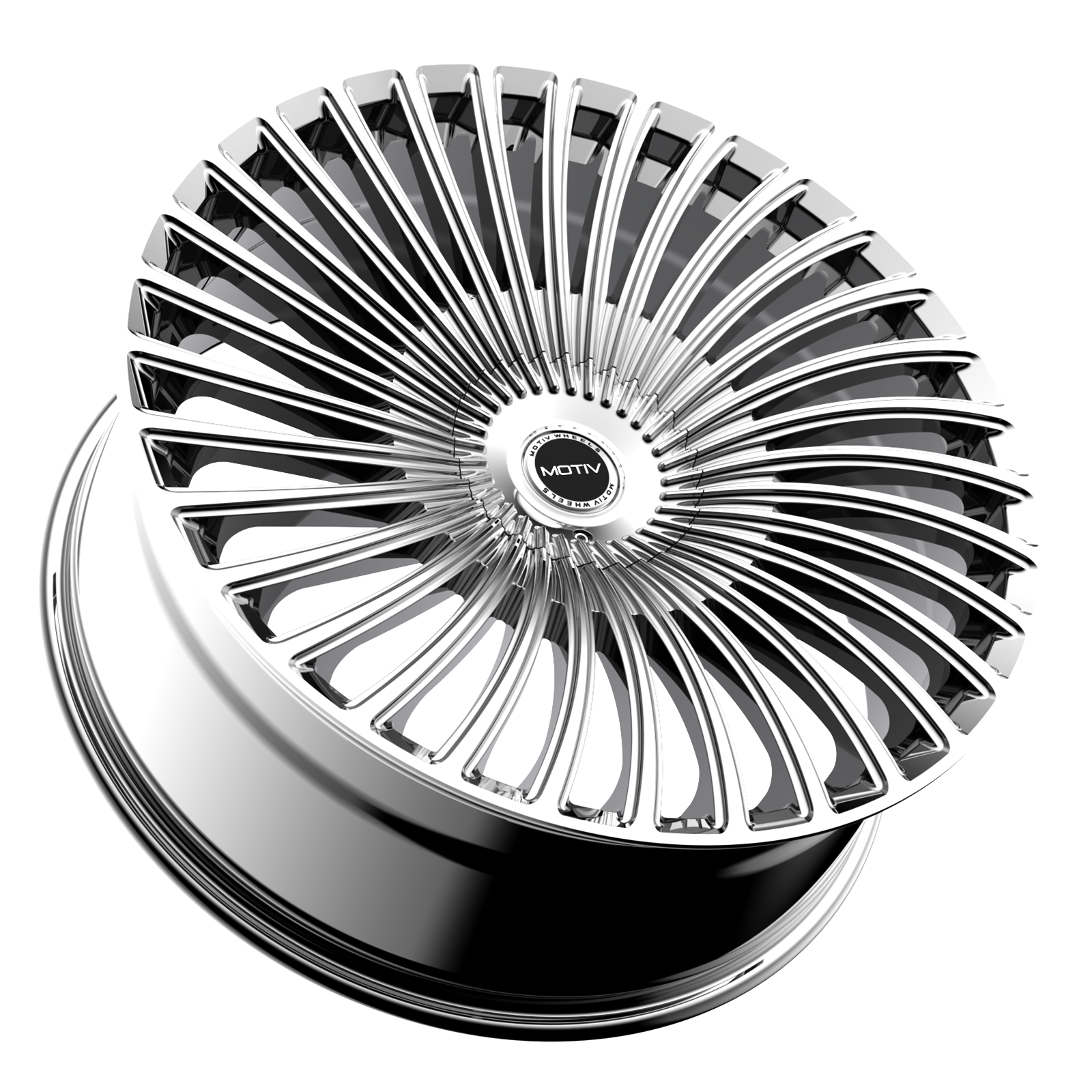 Motiv 438C 24x9.5 Cast Aluminum Wheel with 5x115/5x120 Bolt Pattern and +15 Offset