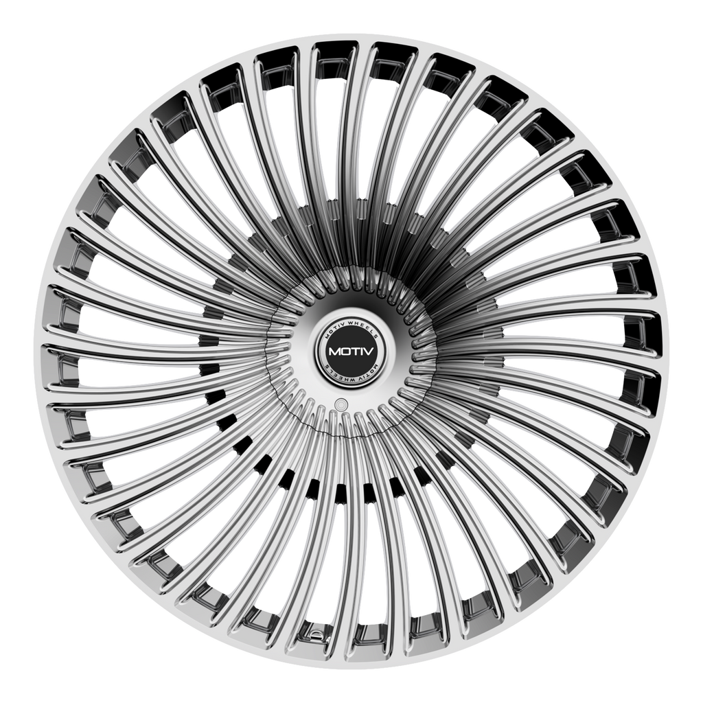 Motiv 438C 24x9.5 Cast Aluminum Wheel with 5x115/5x120 Bolt Pattern and +15 Offset
