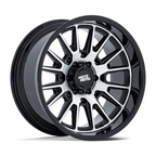 Moto Metal MO814 TEKTON 20x10 Inch Gloss Black Machined Wheel with 5x127 Bolt Pattern and -18 Offset