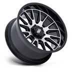 Moto Metal MO814 TEKTON 20x9 Gloss Black Machined Wheel with 6x139.7 Bolt Pattern and 106.10 Center Bore